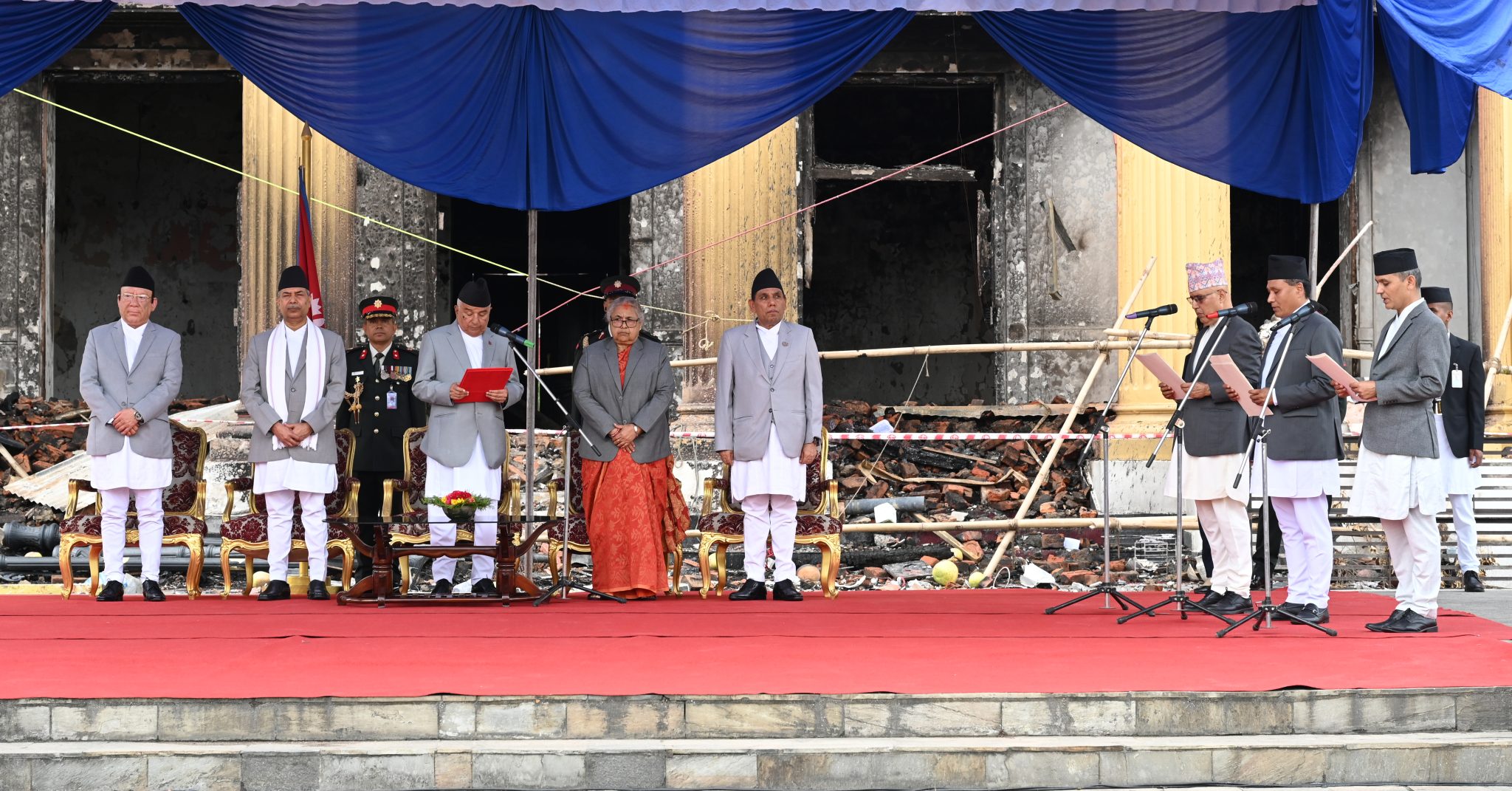 प्रधानमन्त्री कार्कीका सारथि रामेश्वर, कुलमान र ओमप्रकाश को कस्ता ?